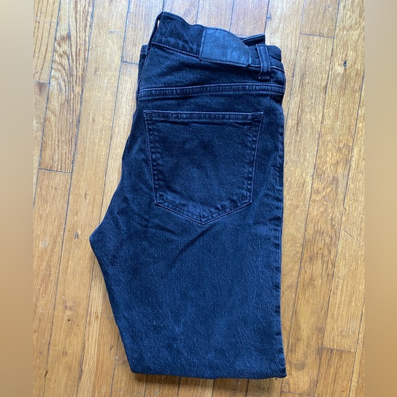 Like New Madewell The ‘90s Straight Leg Jean - Belmere (Black) -  26P - Picture 1 of 6